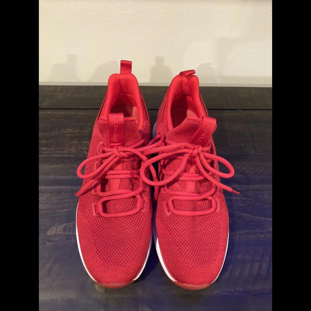 Perfect Chiefs Aldo Womens Sneakers Size 7.5 Red Athletic Shoes New